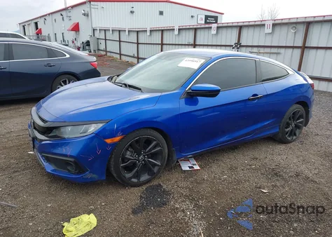 2019 Honda Civic Sport z USA, uszkodzony, nr VIN 2HGFC4B83KH309036